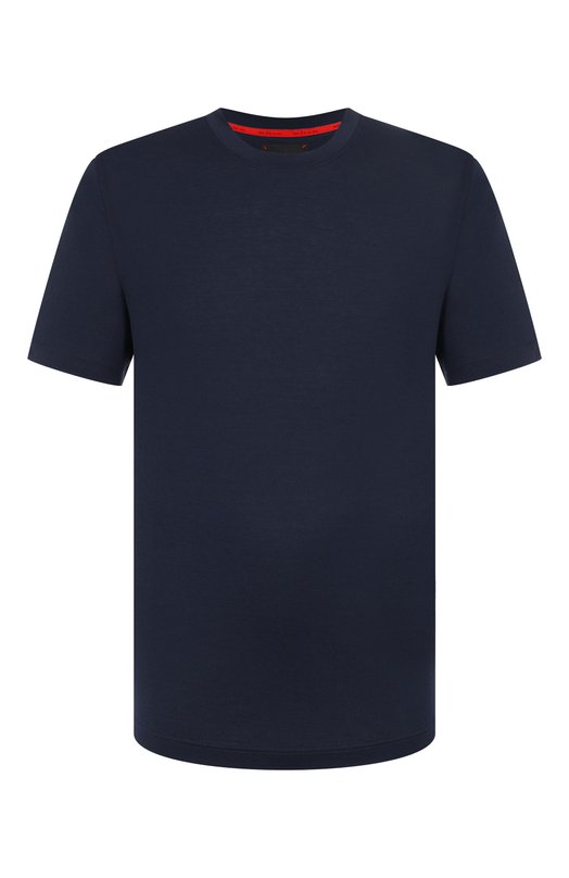 Хлопковая футболка Kiton UMK0721K4 Синий UMK0721K4
