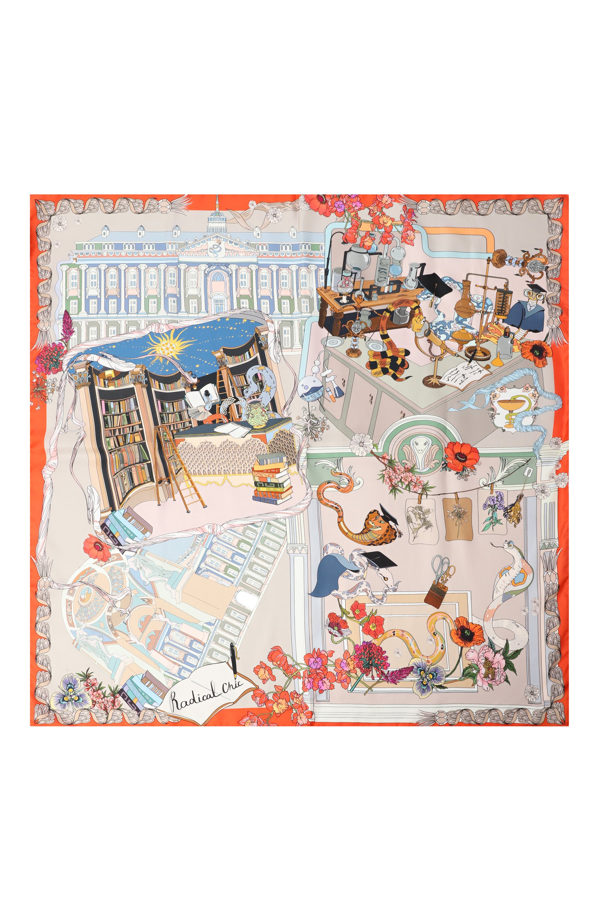 Шелковый платок academy RADICAL CHIC, арт. 711382.07.02, фото 4