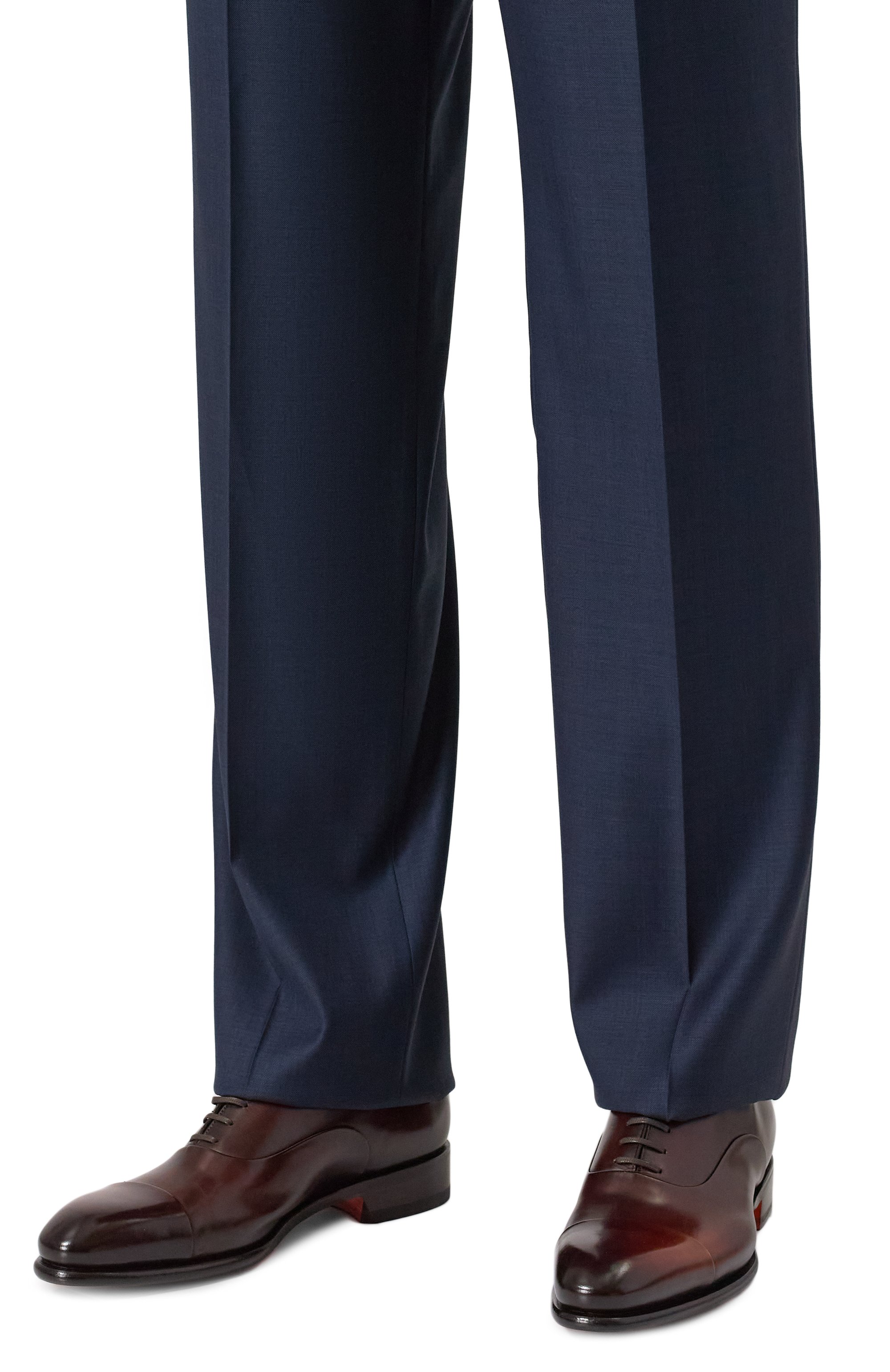 Кожаные оксфорды carter SANTONI, арт. MCCG12621MC1HKLT, фото 3