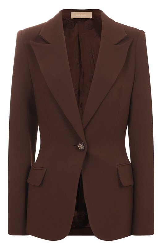 Жакет из вискозы Elie Saab J0003NF25CD023 Коричневый J0003NF25CD023