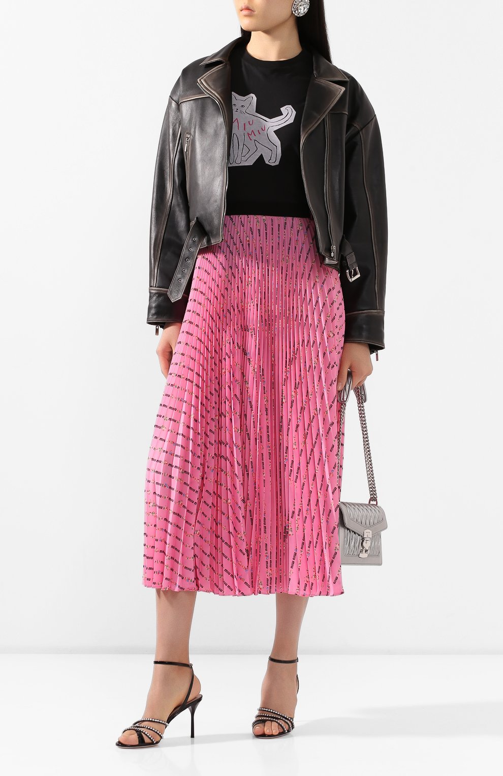 Кожаная куртка MIU MIU, арт. MPV712-1RU0-F0002, фото 2