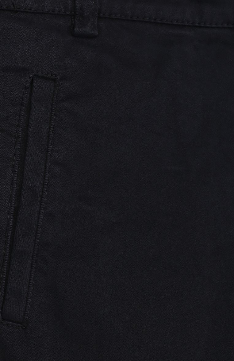 Детские брюки из хлопка с декоративными молниями LANVIN синего цвета, арт. 4H6060/HE360/6-9 | Фото 3 (Материал внешний: Хлопок; Статус проверки: Проверено, Проверена категория; Нос: Не проставлено)