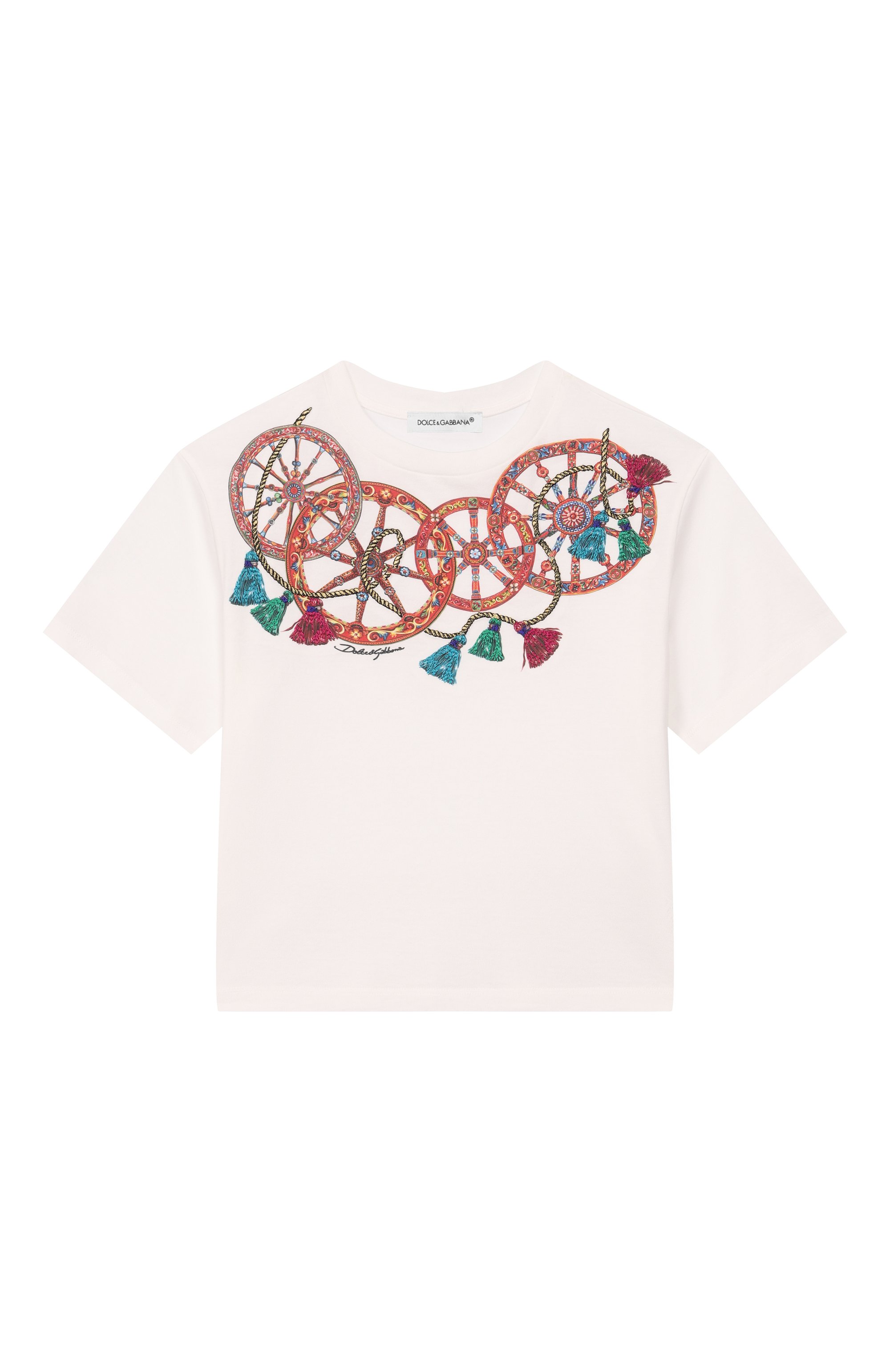 Хлопковая футболка DOLCE & GABBANA, арт. L5JTNL/G7P5Y_001, фото 1