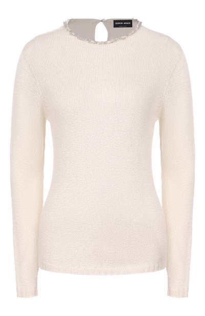 Женский шелковый пуловер GIORGIO ARMANI, арт. GW004110/AF29059