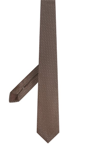 Галстук из шелка и шерсти CANALI, арт. 18/HJ04629, фото 3