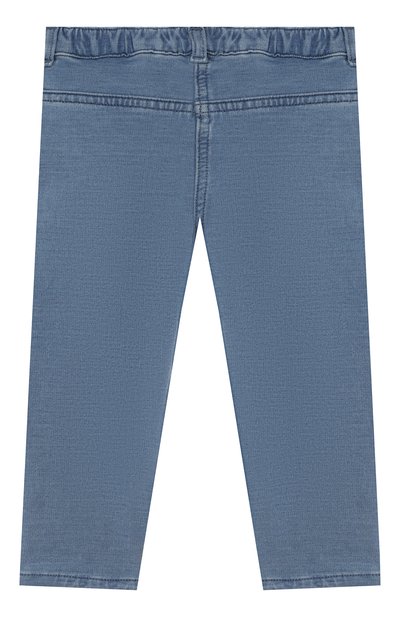 Хлопковые брюки VERSACE голубого цвета по цене 16450 руб., арт. YB000124/A233587, фото 2 Хлопковые брюки VERSACE, арт. YB000124/A233587, фото 2