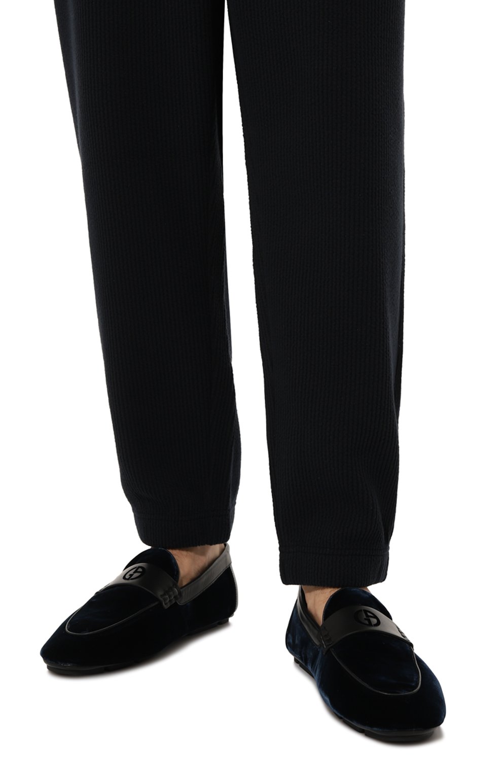 Текстильные лоферы GIORGIO ARMANI, арт. X2B127/XR268, фото 3