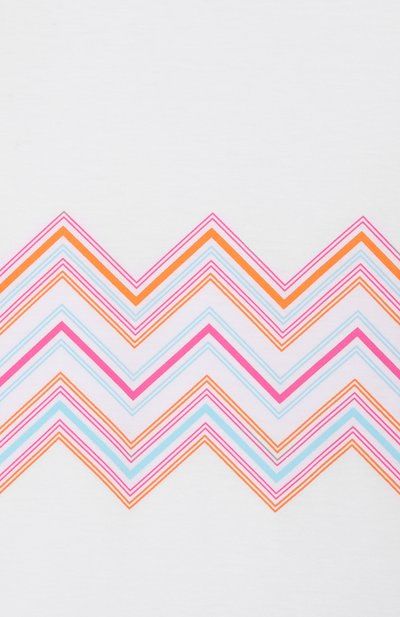 Хлопковая футболка MISSONI белого цвета по цене 15700 руб., арт. MW8A71/J0177/6-10, фото 3 Хлопковая футболка MISSONI, арт. MW8A71/J0177/6-10, фото 3