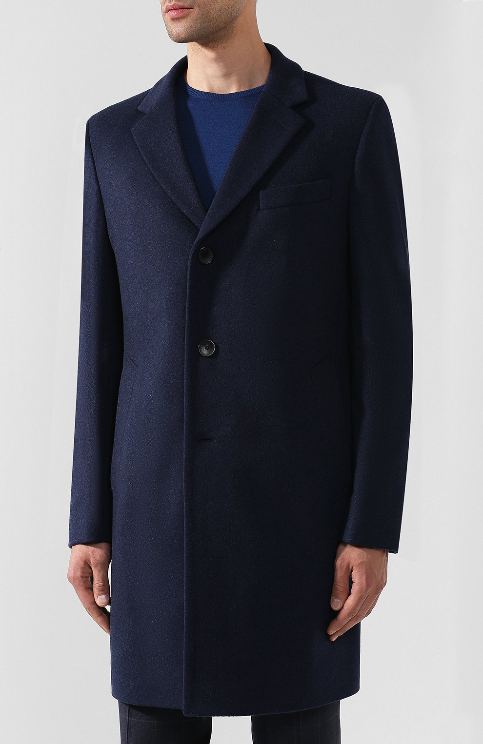 Пальто из смеси шерсти и кашемира BOSS, арт. 50394082, фото 3