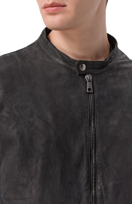 Кожаная куртка Giorgio Brato GU26S8299NAPSTM Чёрный  GU26S8299NAPSTM Фото 5