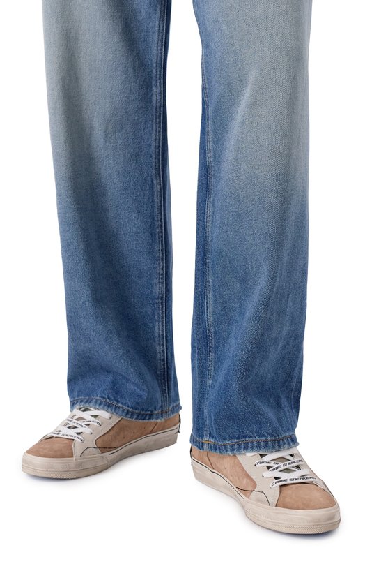 Замшевые кеды Deconstructed Crime London 19075PP8 Бежевый  19075PP8 Фото 3