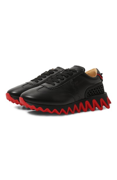 Мужские кожаные кроссовки loubishark CHRISTIAN LOUBOUTIN, арт. 3210983