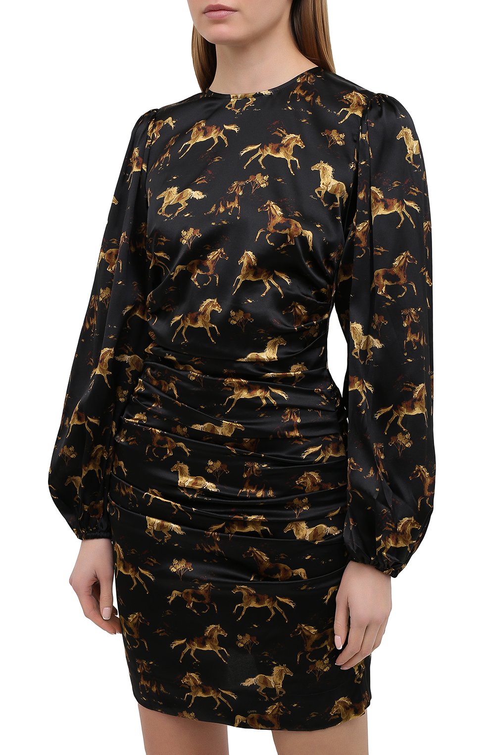 Шелковое платье GANNI, арт. F5773, фото 3