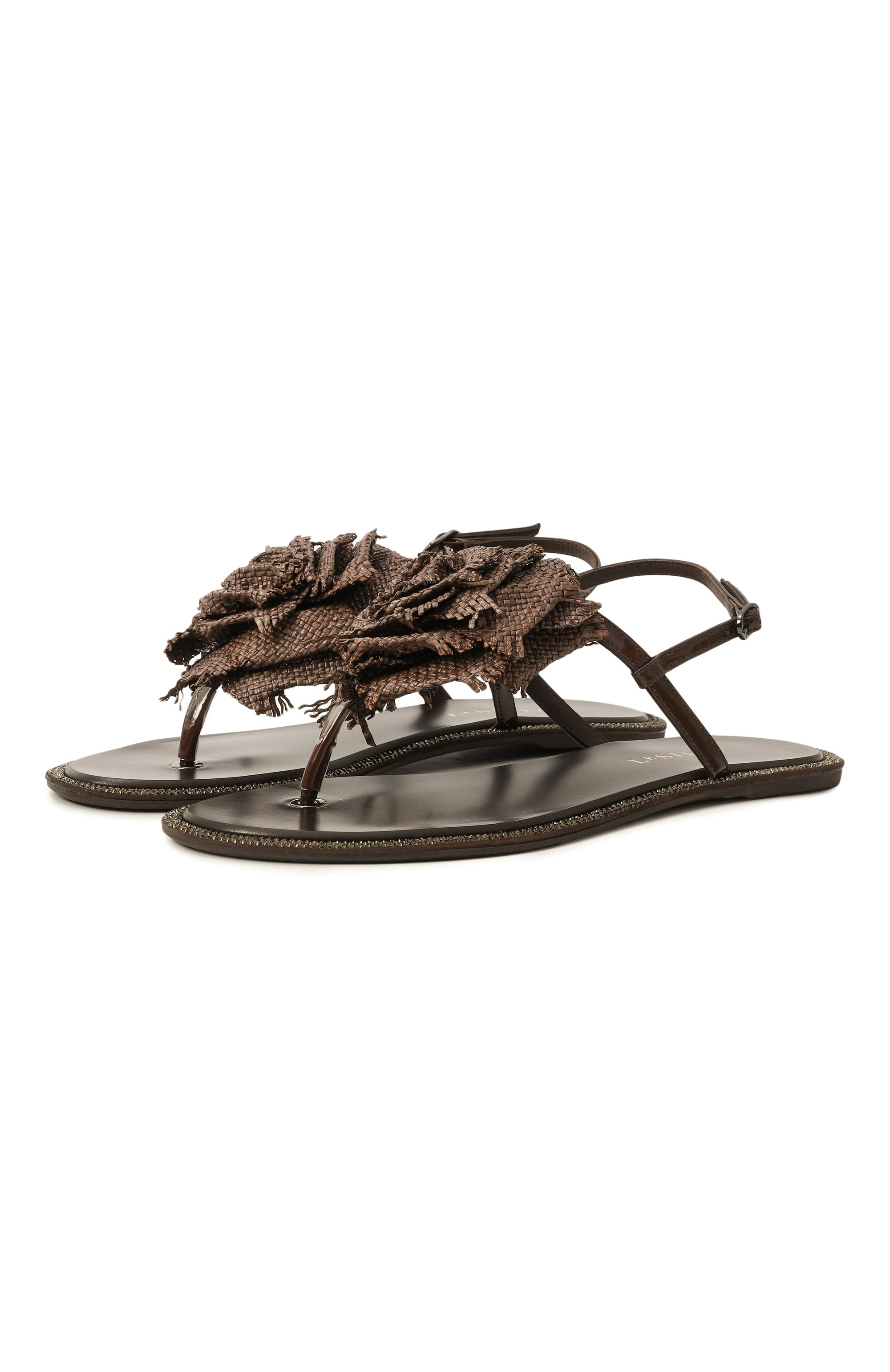 Кожаные сандалии rose LE SILLA, арт. 1214B020MTPPPAN/, фото 1