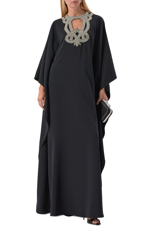 Платье с отделкой стразами Zuhair Murad PKA25008/CRCA018 Чёрный  PKA25008/CRCA018 Фото 2
