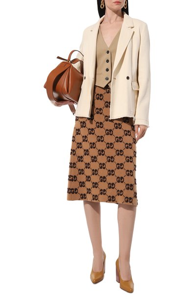 Шерстяная юбка GUCCI, арт. 713301/XKCNA, фото 2