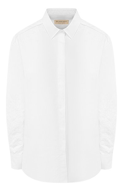 Хлопковая рубашка BURBERRY, арт. 8008500, фото 1