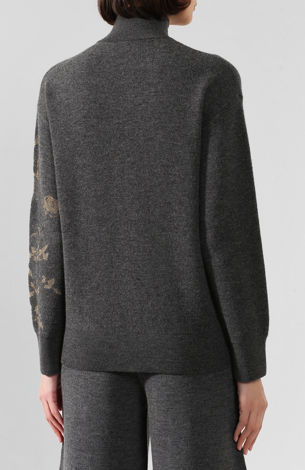 Шерстяной кардиган DRIES VAN NOTEN серого цвета по цене 57900 руб., арт. 192-11215-8726, фото 4 Шерстяной кардиган DRIES VAN NOTEN, арт. 192-11215-8726, фото 4