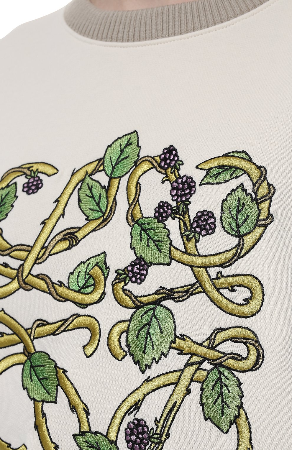 Свитшот из хлопка и шерсти herbarium LOEWE, арт. S800Y24X02, фото 5