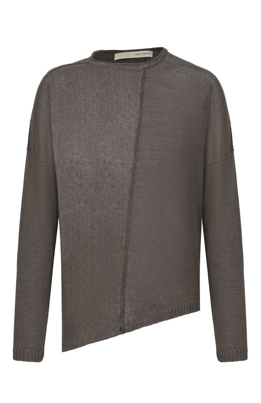 Льняной джемпер Isabel Benenato UK120S26 Хаки UK120S26