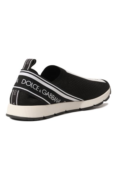 Кроссовки DOLCE & GABBANA черно-белого цвета по цене 29950 руб., арт. D10723/AH677/37-39, фото 3 Кроссовки DOLCE & GABBANA, арт. D10723/AH677/37-39, фото 3