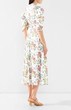 Платье-миди с принтом EMILIA WICKSTEAD, арт. RS19-RTW-02-184 CARMEN 244-TEXTURED SATEEN, фото 1