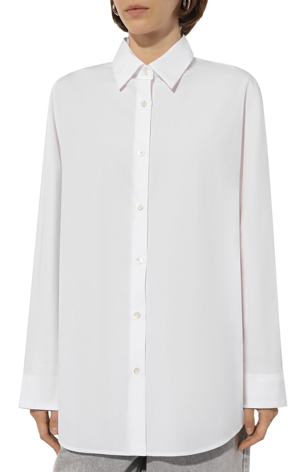 Хлопковая рубашка DRIES VAN NOTEN, арт. 242-010701-9020, фото 3