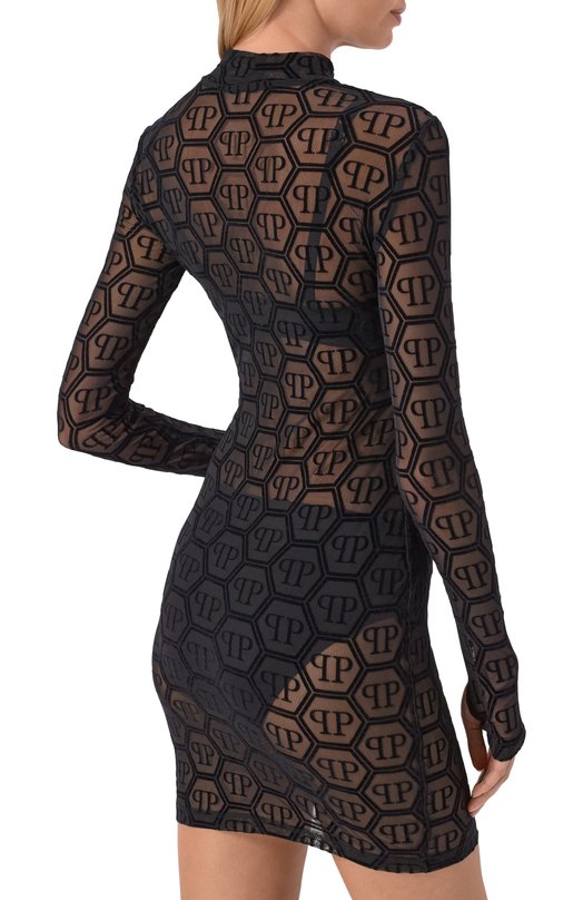 Платье Philipp Plein SAFC WRG3448 PTE003N Чёрный  SAFC WRG3448 PTE003N Фото 3