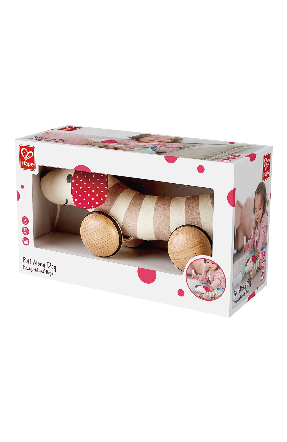 Игрушка-каталка собачка пепе HAPE, арт. E8505_HP, фото 1