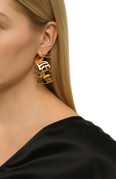 Серьги здесь и сейчас DZHANELLI золотого цвета по цене 92000 руб., арт. 00254, фото 2 Серьги здесь и сейчас DZHANELLI, арт. 00254, фото 2
