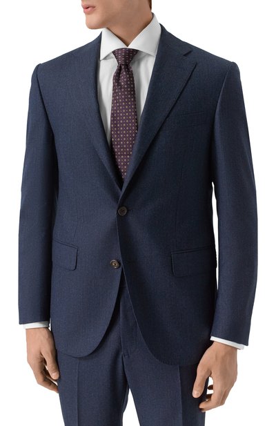 Шерстяной костюм CORNELIANI темно-синего цвета по цене 166500 руб., арт. 266008-2617305_SET, фото 2 Шерстяной костюм CORNELIANI, арт. 266008-2617305_SET, фото 2