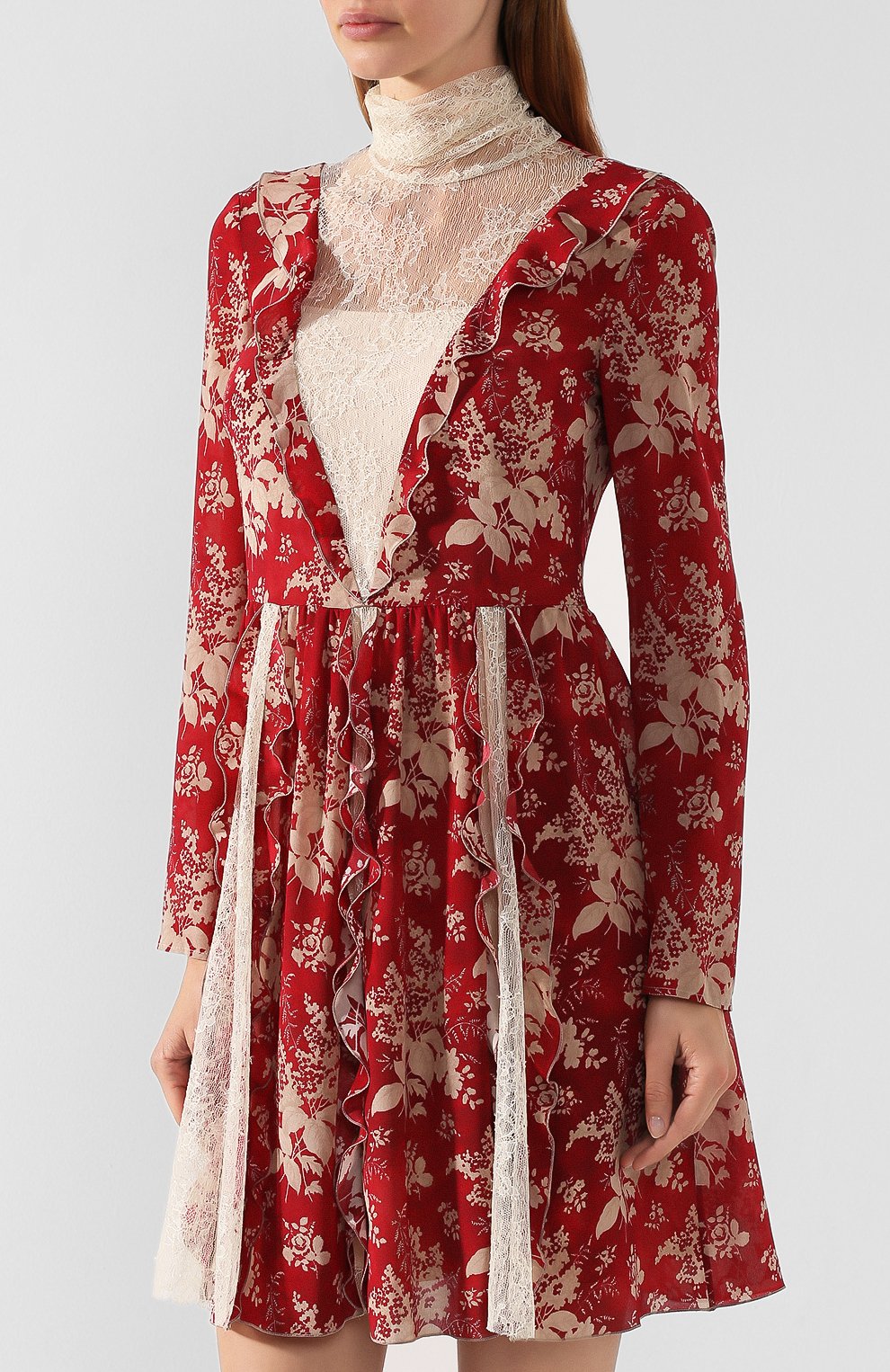 Шелковое платье REDVALENTINO, арт. SR0VAH60/4JQ, фото 3