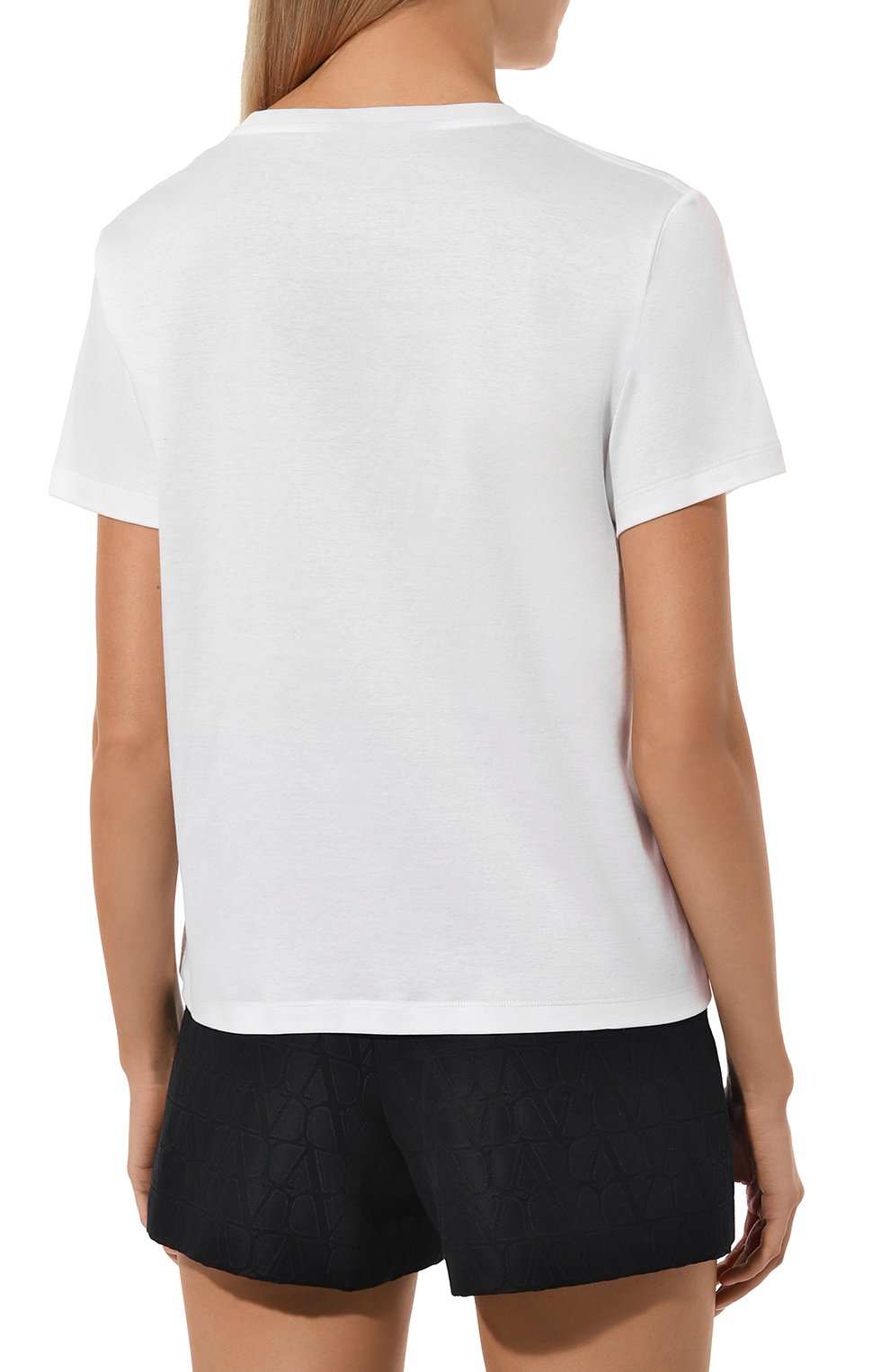 Хлопковая футболка VALENTINO, арт. 5B3MG23L8Q7, фото 4