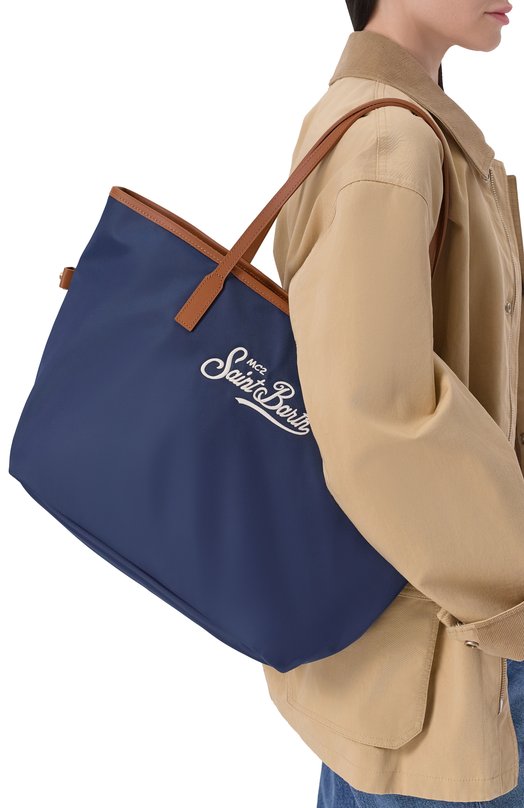 Сумка-тоут City large MC2 Saint Barth CB0002-01823L/CITY BAG NYL0N Синий  CB0002-01823L/CITY BAG NYL0N Фото 2