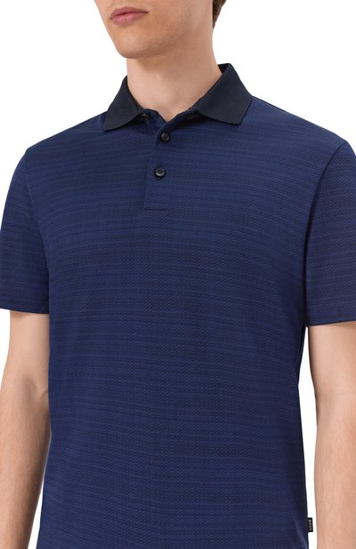 Хлопковое поло BOSS, арт. 50543402, фото 5