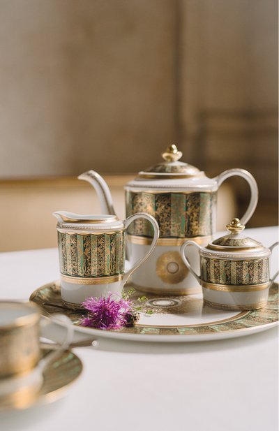 Кофейник eventail vert BERNARDAUD зеленого цвета по цене 237000 руб., арт. 1848/34, фото 2 Кофейник eventail vert BERNARDAUD, арт. 1848/34, фото 2