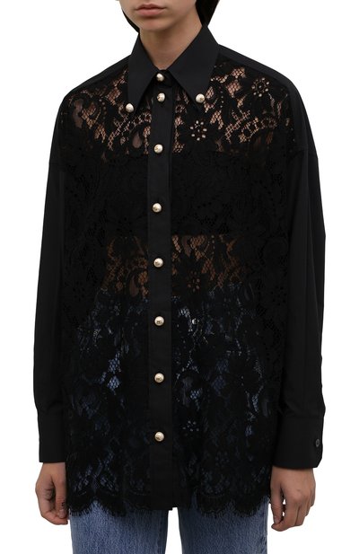 Хлопковая рубашка DOLCE & GABBANA, арт. F5064T/FU5K9, фото 3