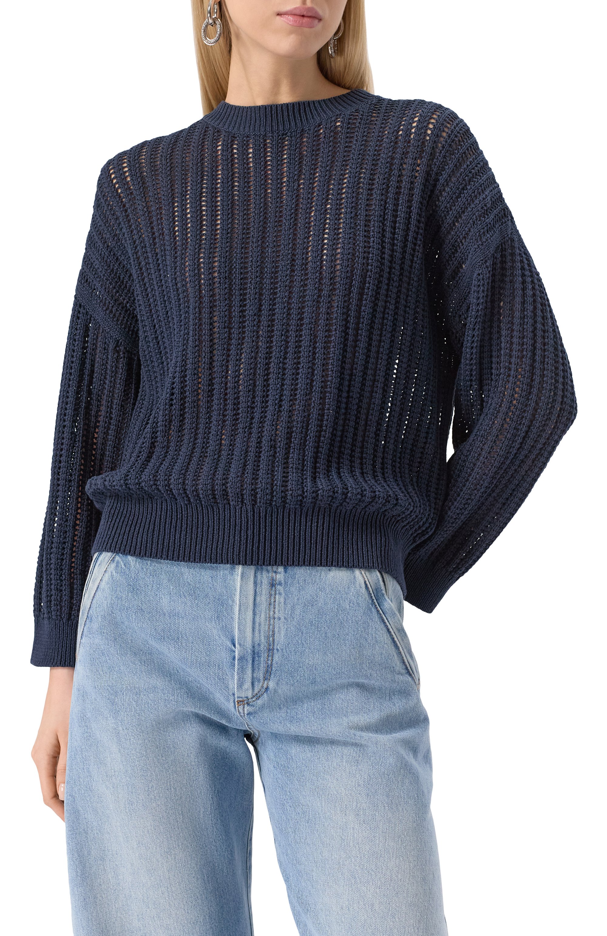 Хлопковый свитер BRUNELLO CUCINELLI, арт. MSB581800, фото 3