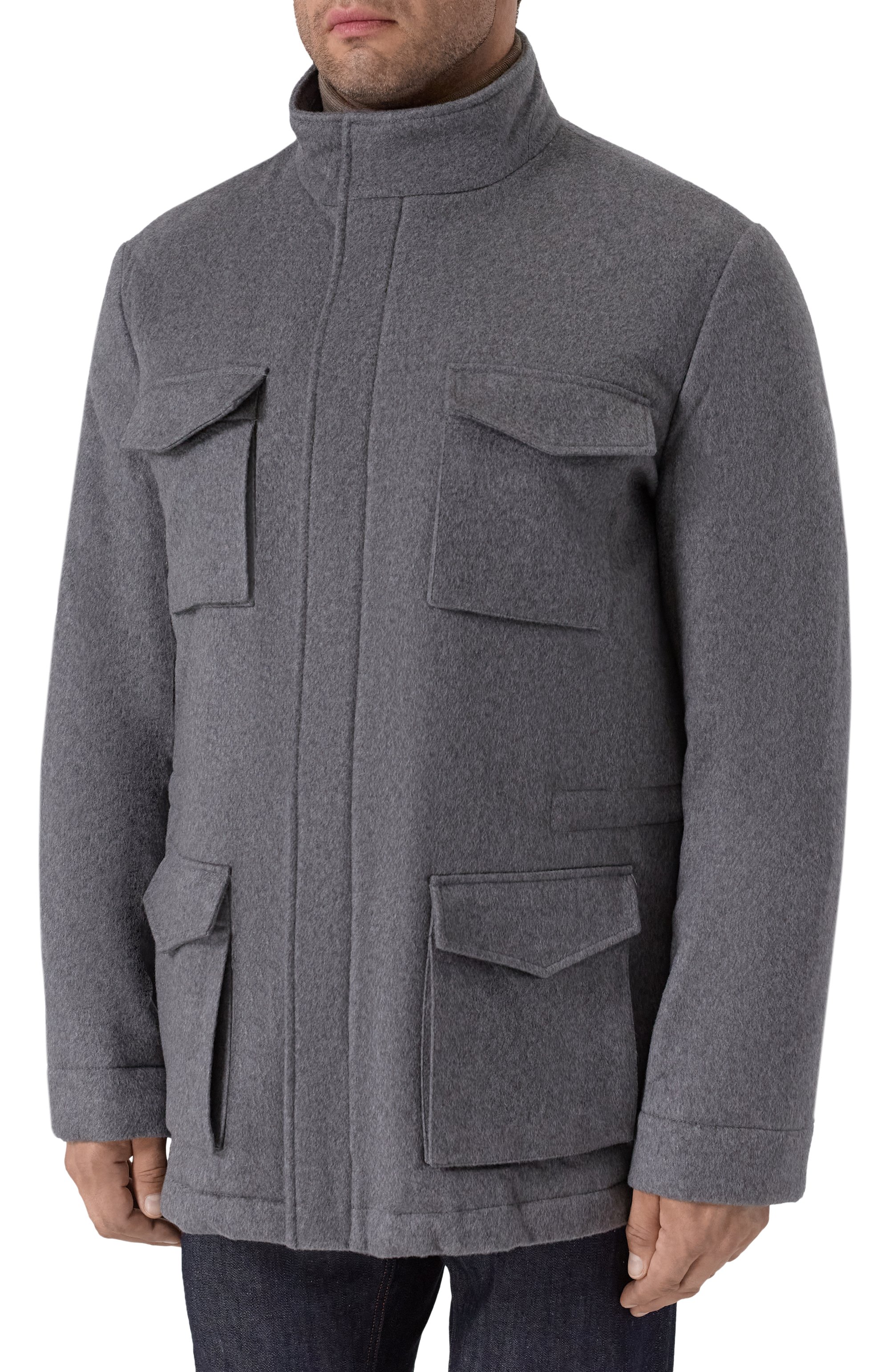 Кашемировая куртка ANDREA CAMPAGNA, арт. 25U628-CUNWSX/58-60, фото 3