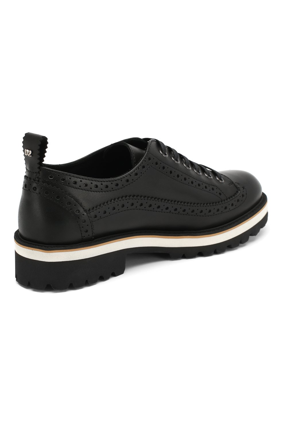Кожаные дерби с брогированием DSQUARED2, арт. 54262/36-41, фото 3