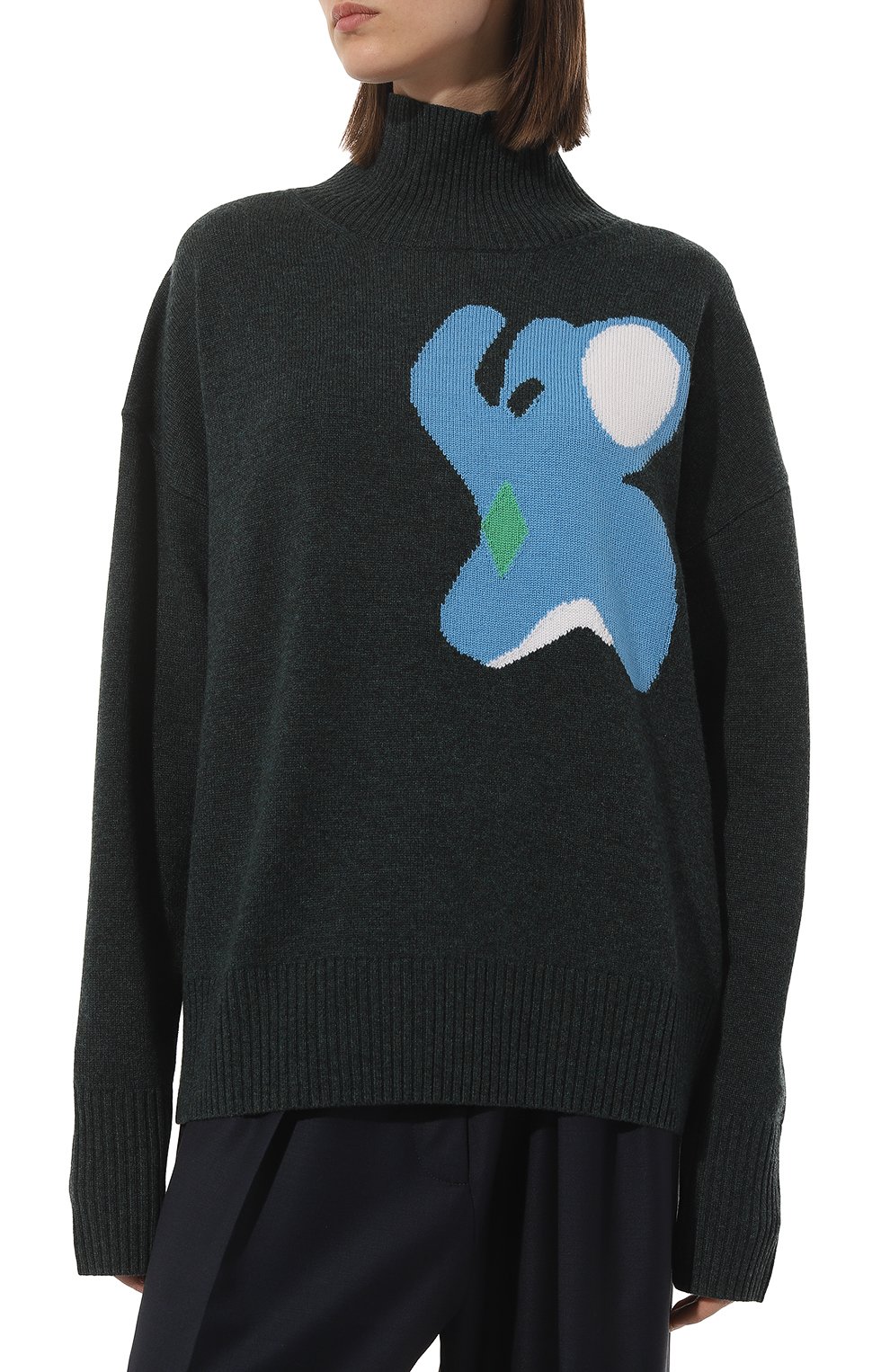 Шерстяной свитер JW ANDERSON, арт. KW0700YN0200, фото 3