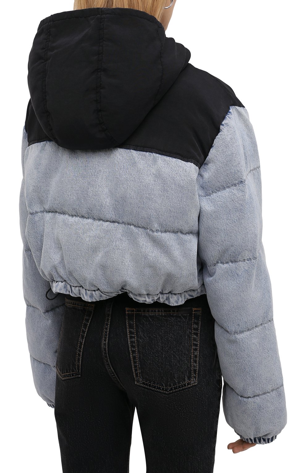 Пуховик ALEXANDER WANG голубого цвета по цене 56550 руб., арт. 4DC4212010, фото 4 Пуховик ALEXANDER WANG, арт. 4DC4212010, фото 4