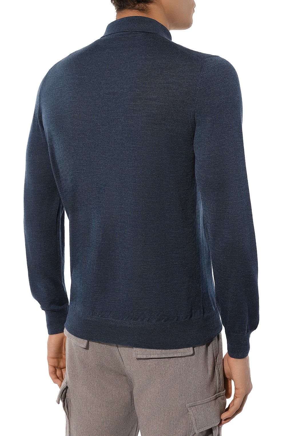 Поло из шерсти и шелка GRAN SASSO, арт. 57137/13190, фото 4