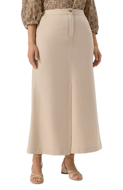 Юбка из хлопка и льна PERSONA BY MARINA RINALDI, арт. SUPERB0, фото 3