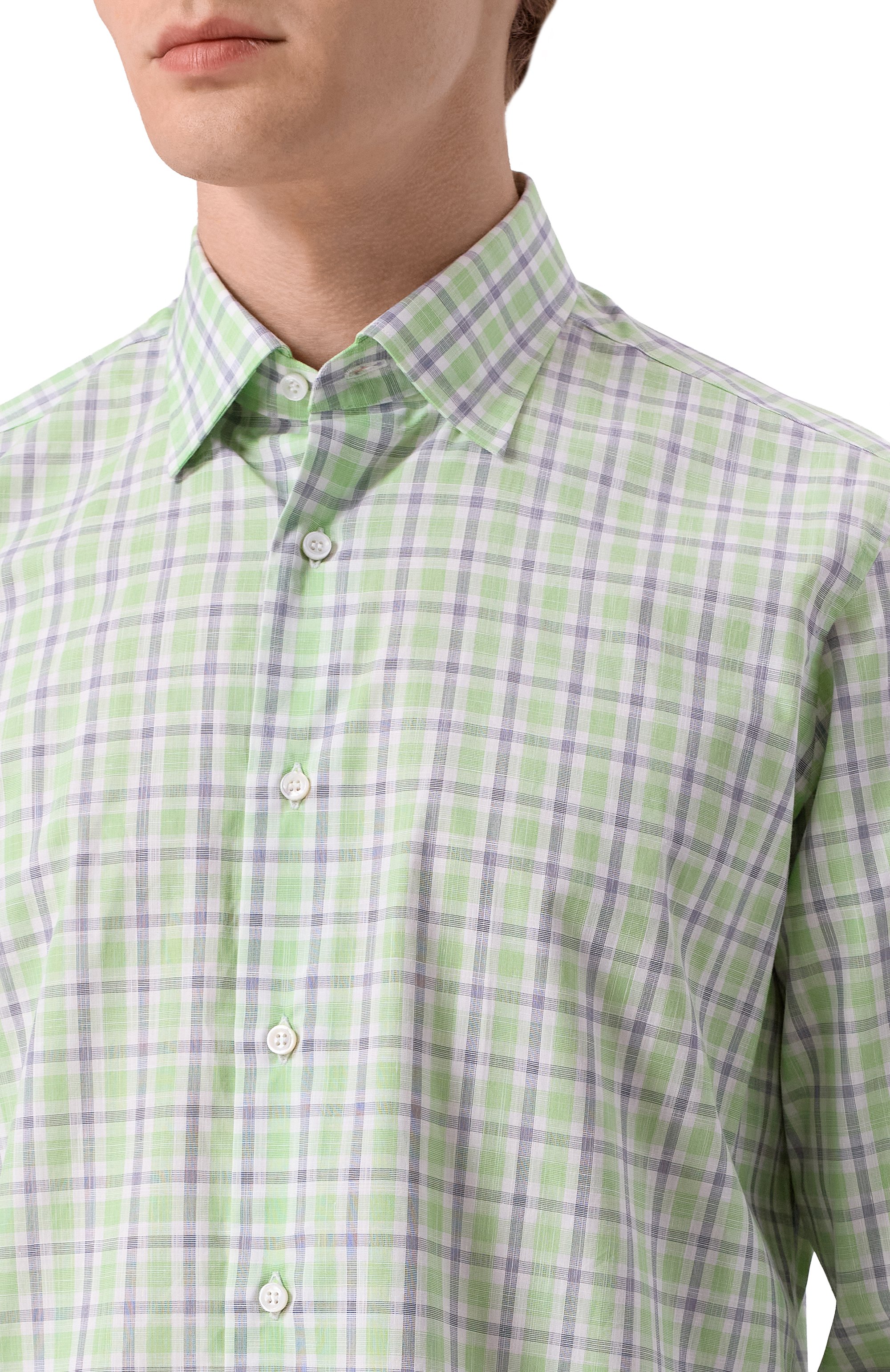 Хлопковая рубашка MVST, арт. M0RBIDA/PB/R0UND/399-C0TT0N, фото 5