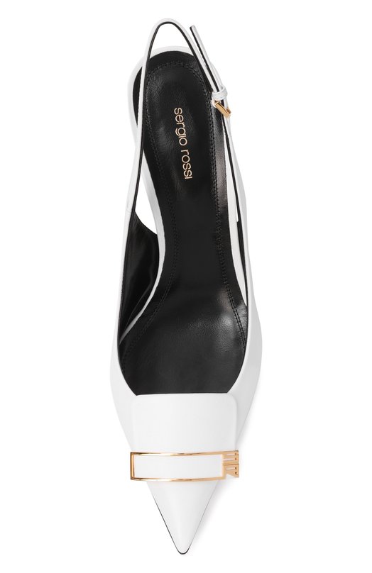 Кожаные туфли Evolve 75 Sergio Rossi B14501/MMVN13 Белый  B14501/MMVN13 Фото 6