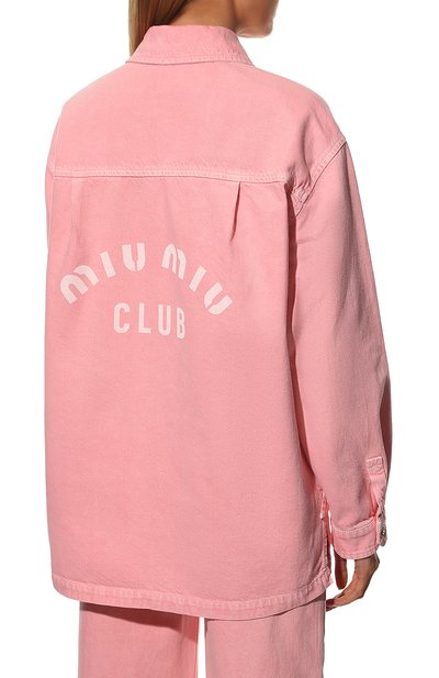 Джинсовая куртка MIU MIU, арт. ML682-1Z7Y-F0028, фото 4