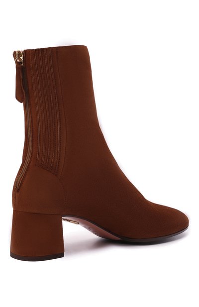 Замше вые ботильоны saint honore 50 AQUAZZURA, арт. SH0MIDB0-SUE-993, фото 4