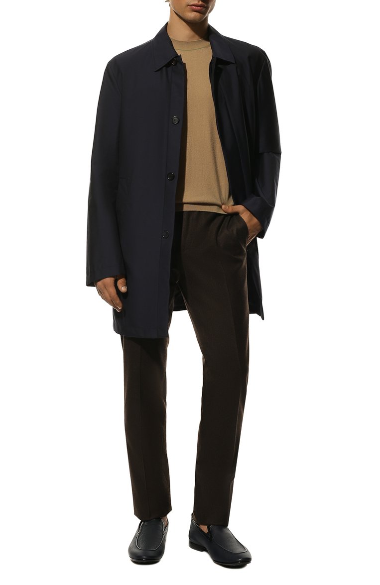 Лоферы с отделкой из кожи крокодила ZILLI, арт. MDR-T046/003/CCR0, фото 2