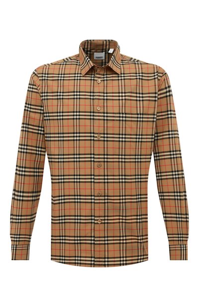 Мужская хлопковая рубашка BURBERRY, арт. 8020966